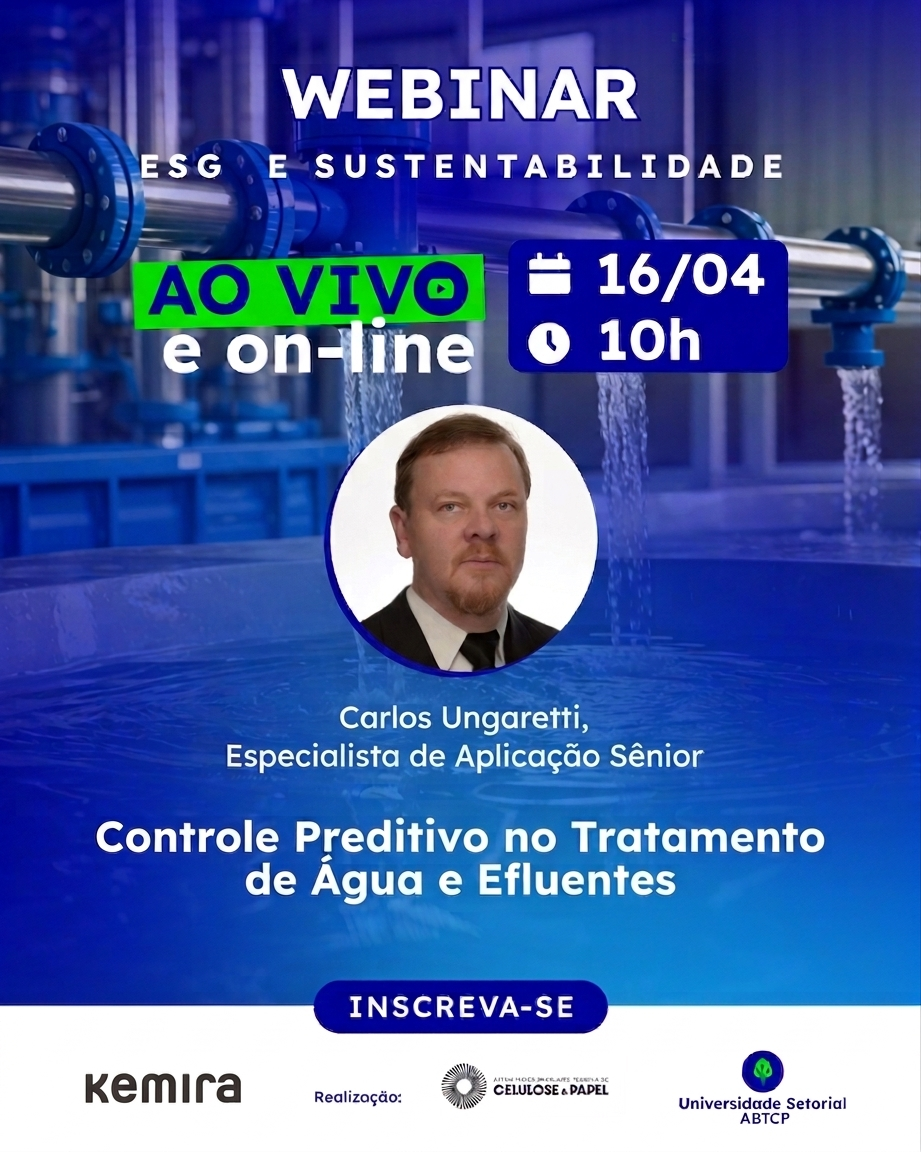 Webinar: Controle Preditivo no Tratamento de Água e Efluentes